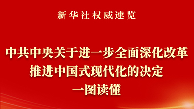 三中全会《决定》一图读懂